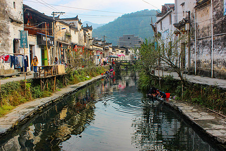 田园古村落车师古道图片素材