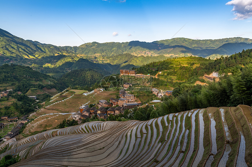 桂林龙脊梯田风景图片