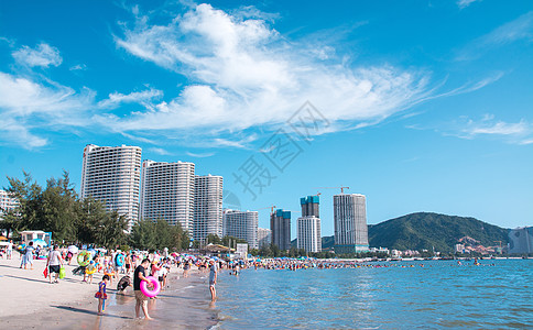 广东省惠州市巽寮湾景区海边风光图片