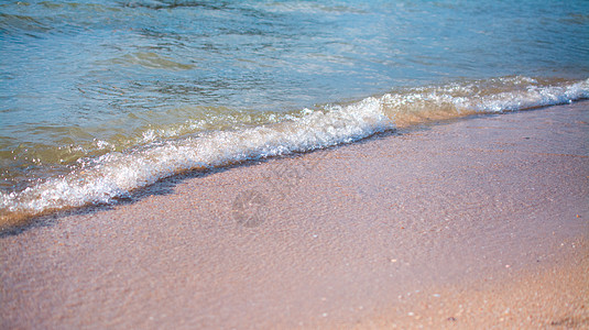 沙滩浪花背景图片