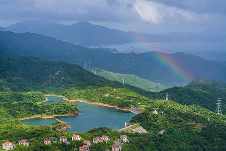 华侨城湿地广东省深圳市盐田区东部华侨城景区风光背景