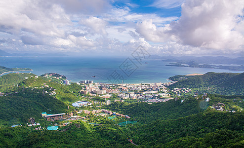 华侨城湿地广东省深圳市盐田区东部华侨城景区风光背景