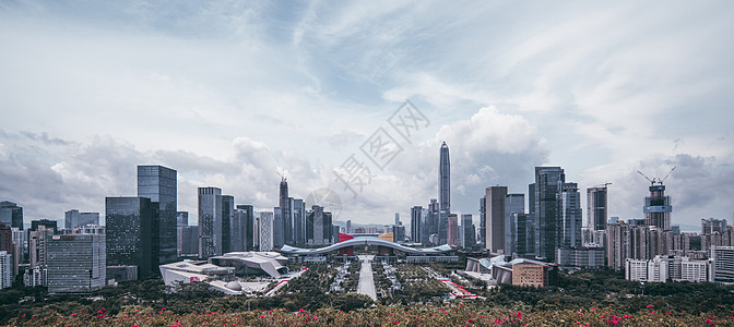深圳中轴线背景图片
