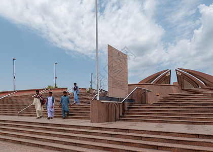 巴基斯坦首都伊斯兰堡国家纪念碑高清图片