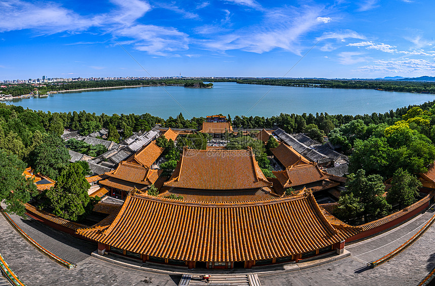 北京颐和园全景图高清图片下载 正版图片 摄图网