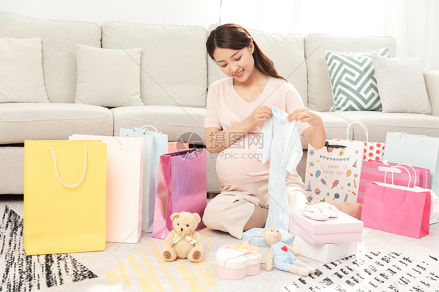 孕妇购物图片