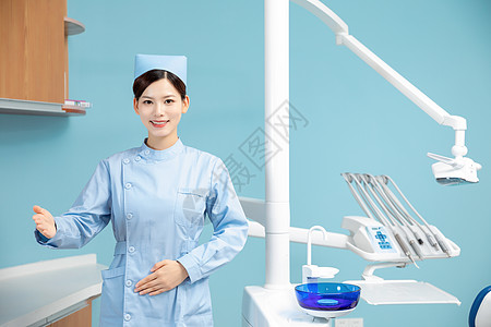 手术室女护士牙科诊所女护士背景