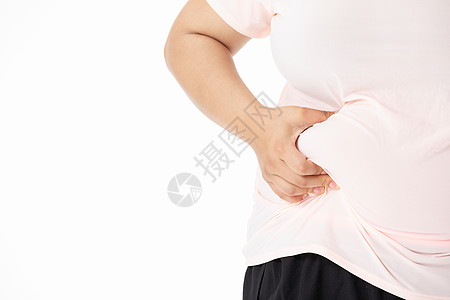 女性肥胖胖子人物素材高清图片