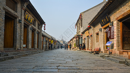 河南许昌神垕古镇风光背景图片