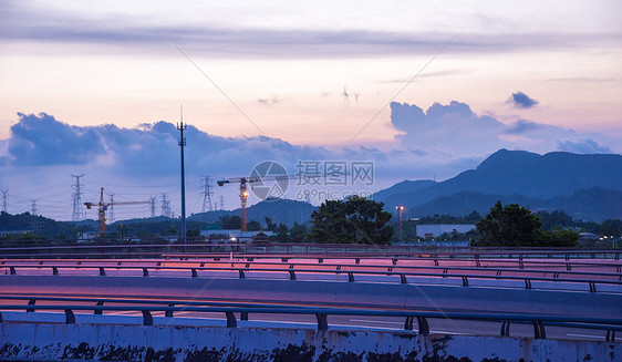 夕阳美景图片