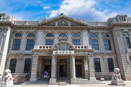 大连旅顺博物馆外景建筑背景图片