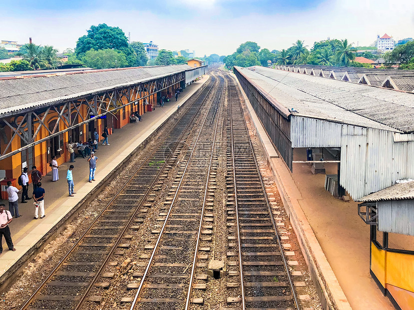 斯里兰卡火车站台图片