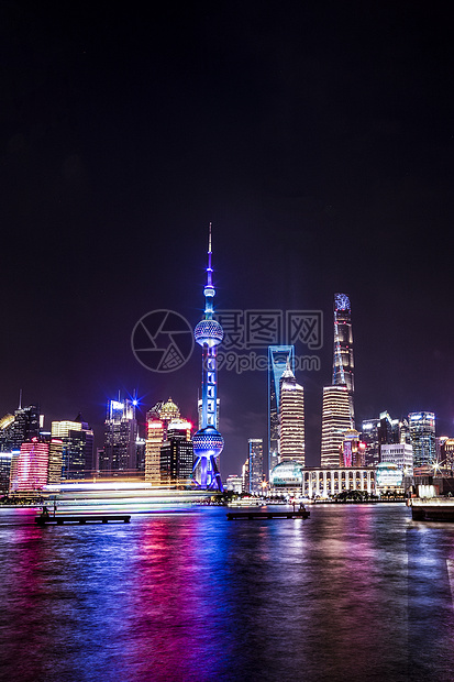 东方明珠夜景图片