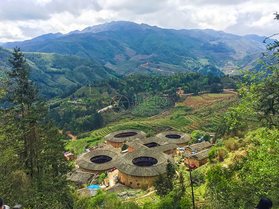 福建永定客家土楼景点风光图片