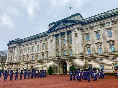 英国白金汉宫建筑外景图片