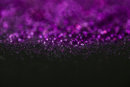 紫色光斑闪粉流沙背景