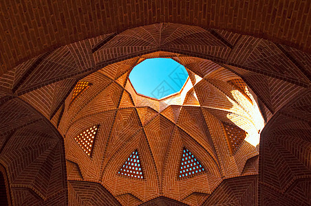 古代清真寺穹顶特写高清图片