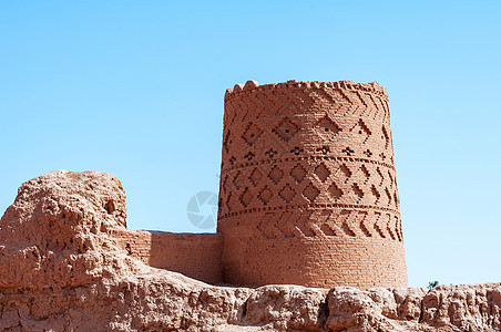 伊朗古伊斯兰水塔背景图片