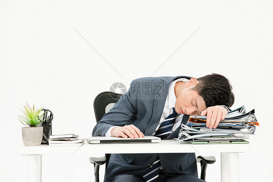 商务男性工作压力图片