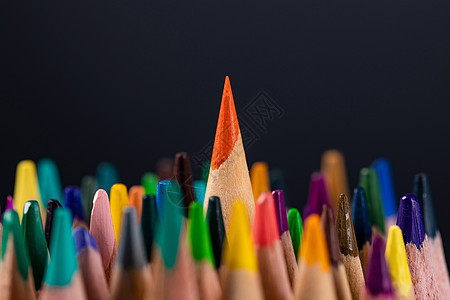 色彩铅笔背景图片