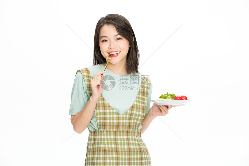 美女健康饮食图片