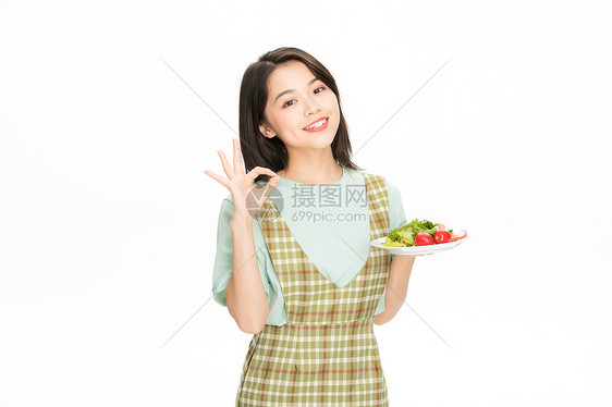 美女健康饮食图片