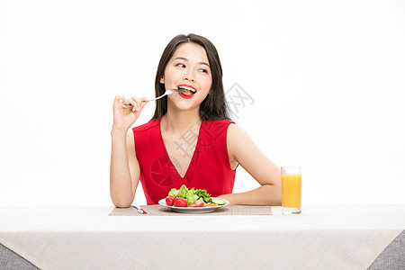 美女健康饮食图片