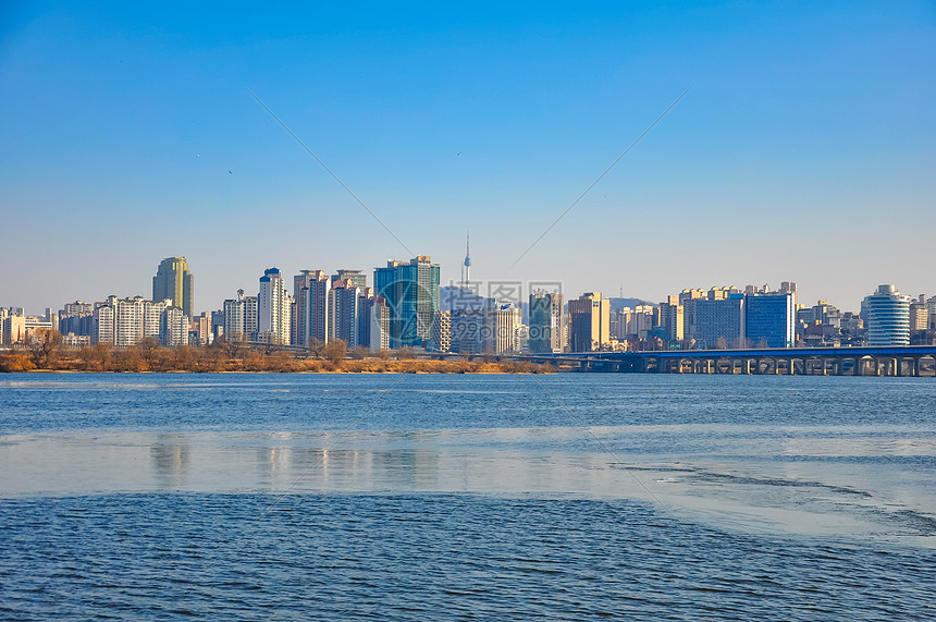 首尔汉江风景图片