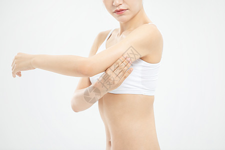 女性纤体瘦手臂图片