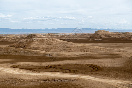沙漠戈壁西北雅丹地貌背景