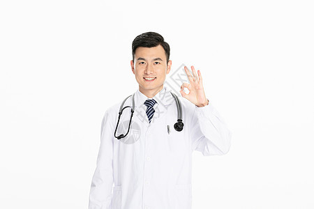男性医生比ok手势图片