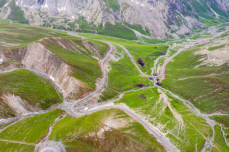 山间公路交通运输基础设施图片