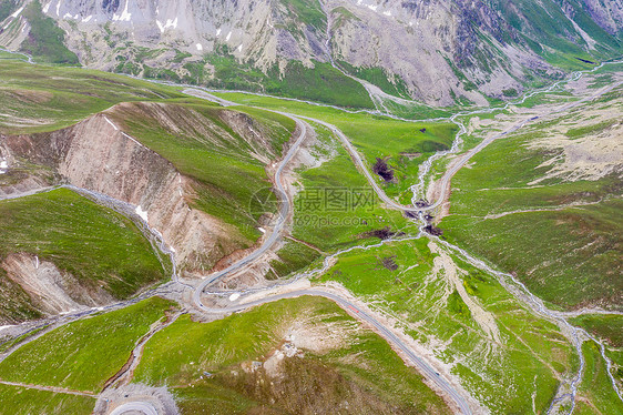 山间公路交通运输基础设施图片