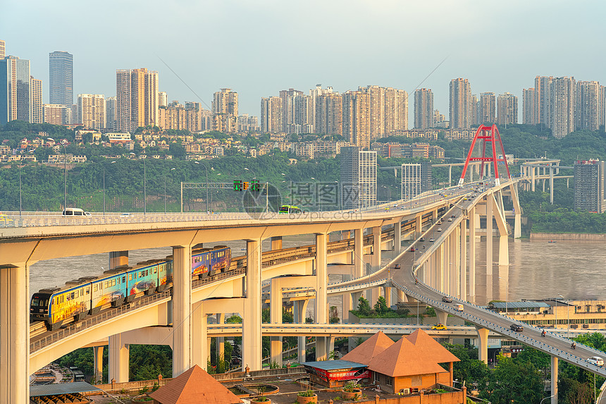 重庆立体交通桥梁立交轨道交通图片