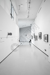 画展展厅四川美术学院罗中立美术馆展厅背景