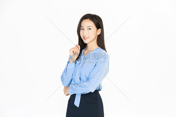 自信的商务美女图片