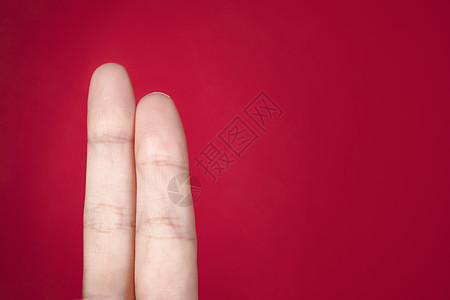 手指姿势背景图片