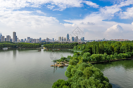 武汉东湖绿道风光5A景区高清图片素材