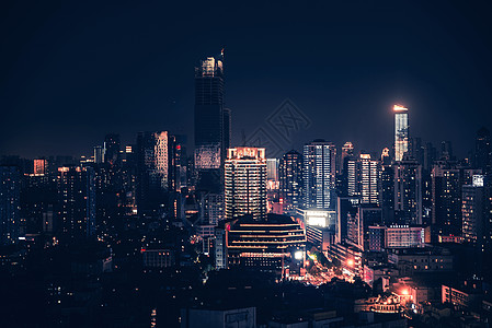 汉口夜景风光背景图片