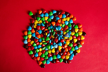 彩色巧克力糖果图片
