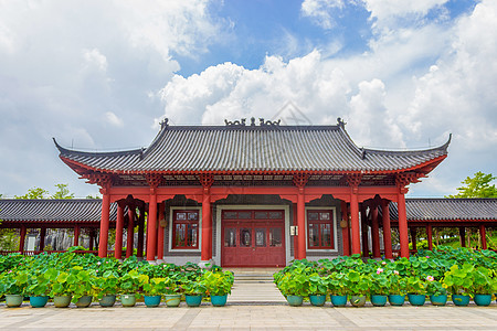 贵港大气中国风建筑图片