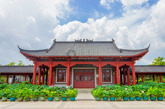 贵港大气中国风建筑图片