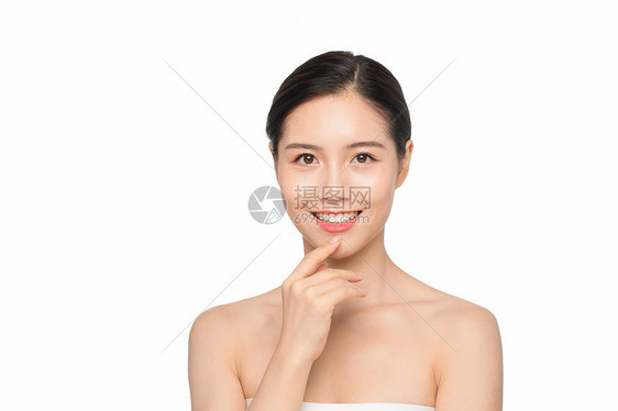 女性护肤美容下巴展示图片