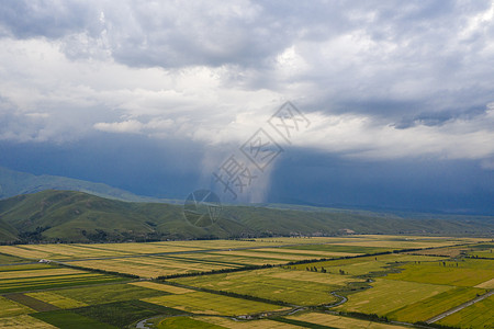 航拍天气素材云彩雷雨图片