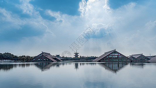 广富林文化遗址背景图片