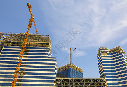 建设工地和塔吊图片