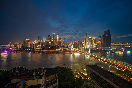重庆渝中半岛夜景城市图片