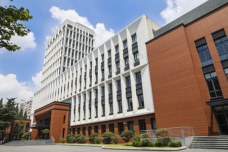 上海交通大学医学院上海交通大学校园风光包兆龙图书馆背景