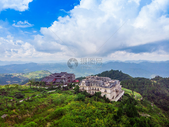 福州鼓岭航拍图片