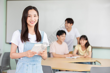 人物交流大学生学习交流交谈背景